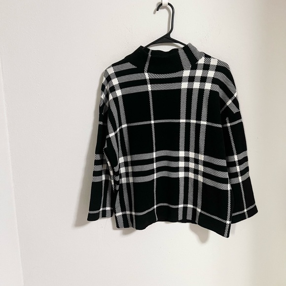 Akris Punto Funnel neck Jaquard wool pullover sweater - Picture 3 of 9